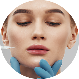 Preenchimento labial com Ácido Hialurônico